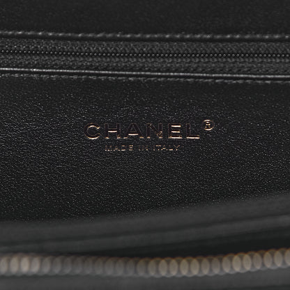 Chanel Caviar Quilted Medium CC Filigree Vanity Case Black 6 of 10
