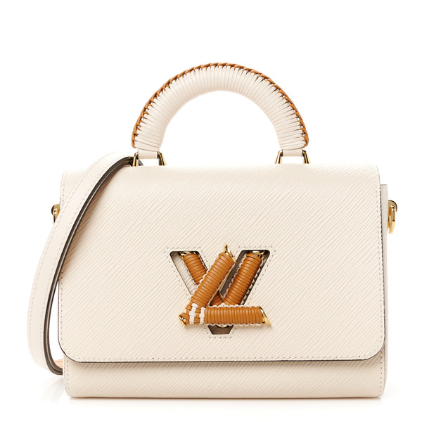 Louis Vuitton ゴールド ハンドバッグ Louis Vuitton Epi Twist Top Handle Shoulder Bag MM Quartz Gold