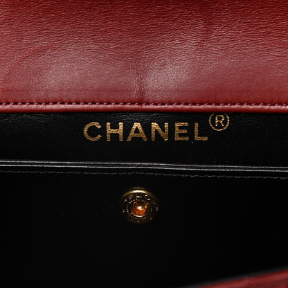 Chanel Lambskin Quilted Small Single Flap Red 5 of 14