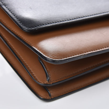 Celine Calfskin Medium Bi-Color Case Flap Camel 11 of 14