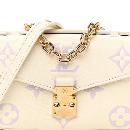 Louis Vuitton Empreinte Monogram Giant Pochette Metis East West Latte Bubble Tea 7 of 10