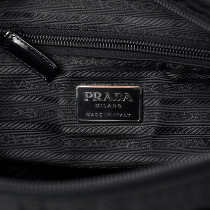 Prada Nylon Vela Messenger Bag Black 8 of 8