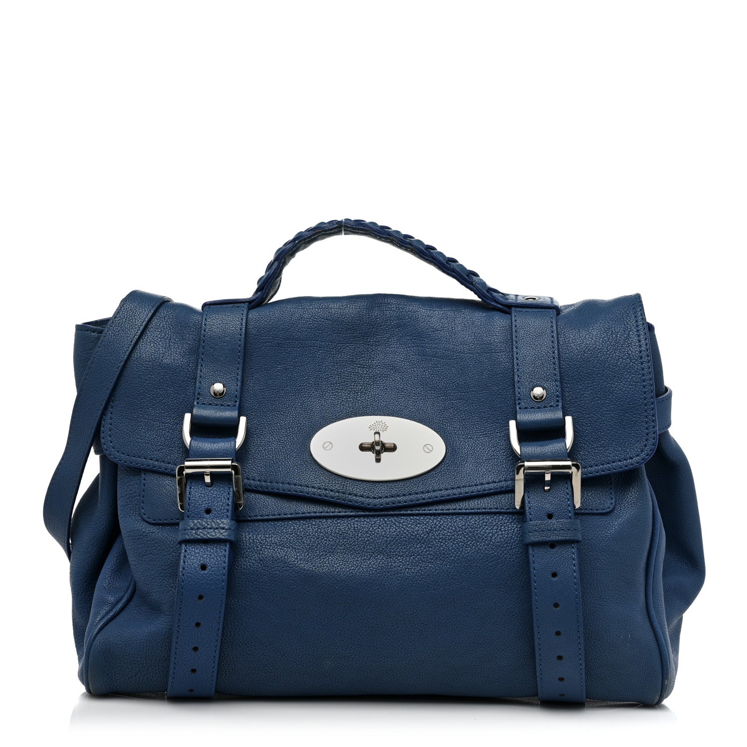 Mulberry Polished Buffalo Medium Alexa Bluebell Blue 1 of 22