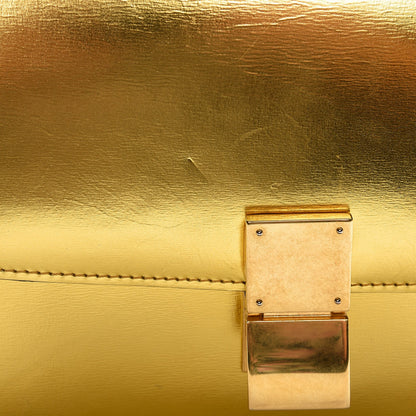 Celine Metallic Box Calfskin Medium Classic Box Flap Bag Gold 12 of 12