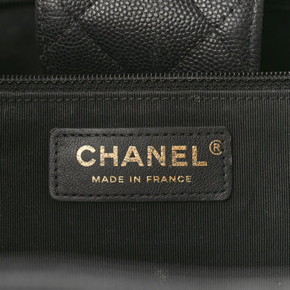 Chanel Caviar Quilted Large Shopping Tote Black 6 of 14