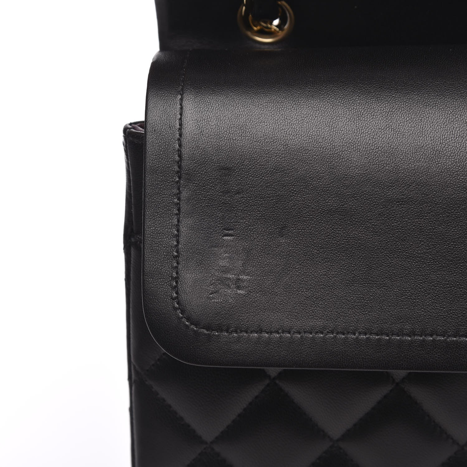 Chanel Lambskin Quilted Maxi Double Flap Black 15 of 16