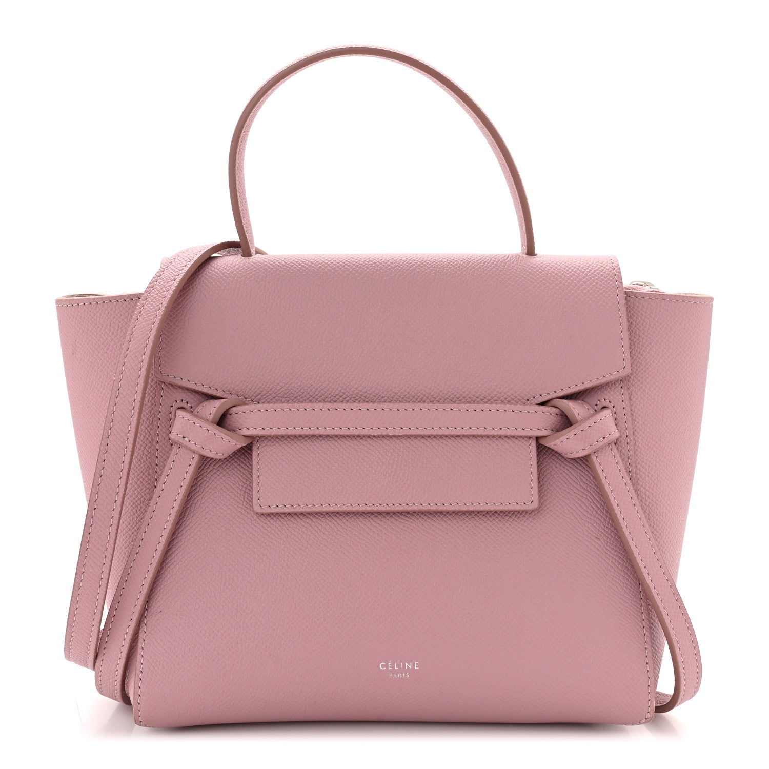 Celine Grained Calfskin Nano Belt Bag Vintage Pink 1 of 10
