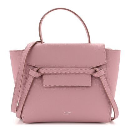 Celine Grained Calfskin Nano Belt Bag Vintage Pink 1 of 10