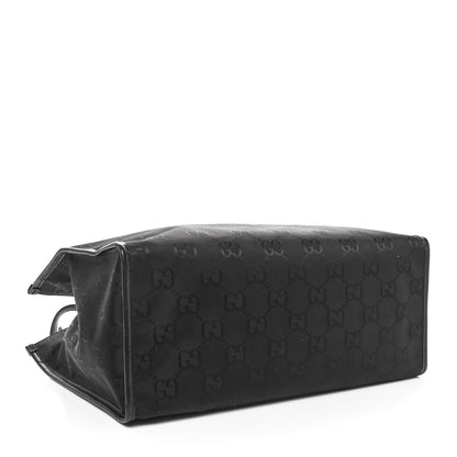 Gucci Econyl Nylon Monogram Large Off The Grid Tote Bag Black 4 of 10