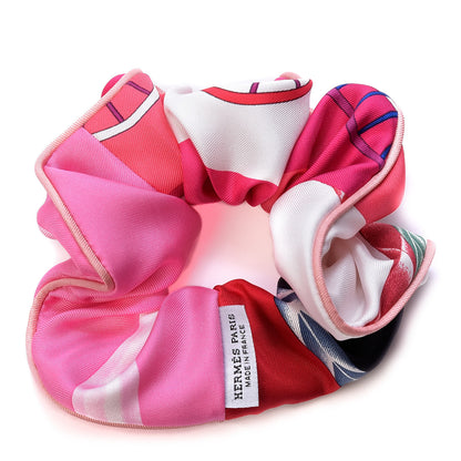 Hermes Silk Claudia Scrunchie Multicolore 2 of 3