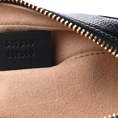 Gucci Suede Patent Web Mini Ophidia Shoulder Bag Black 7 of 10