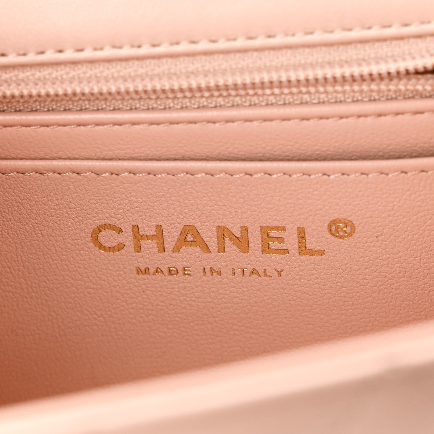 Chanel Lambskin Quilted Mini Top Handle Rectangular Flap Light Pink 6 of 11
