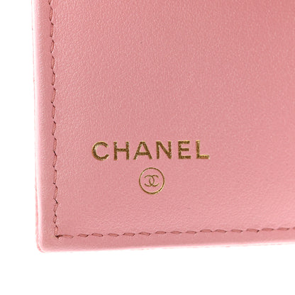 Chanel Iridescent Caviar Quilted Small Flap Wallet Rose Pink 6 of 9