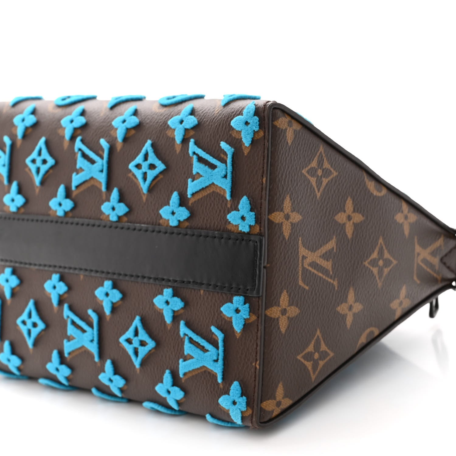 Louis Vuitton Monogram Tuffetage Triangle Messenger Turquoise 9 of 9
