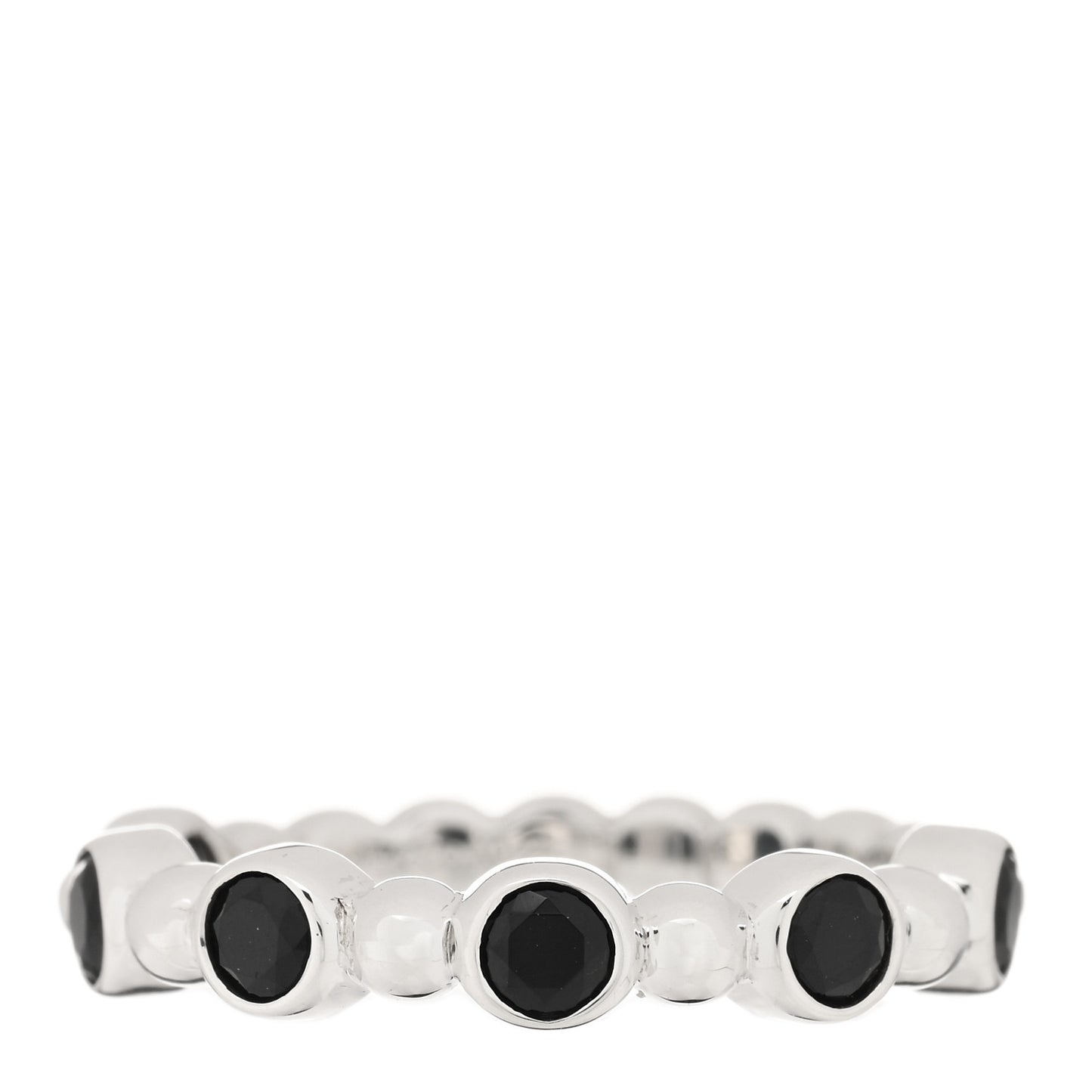 Sterling Silver Black Spinel Ziegfeld Ring 52 6