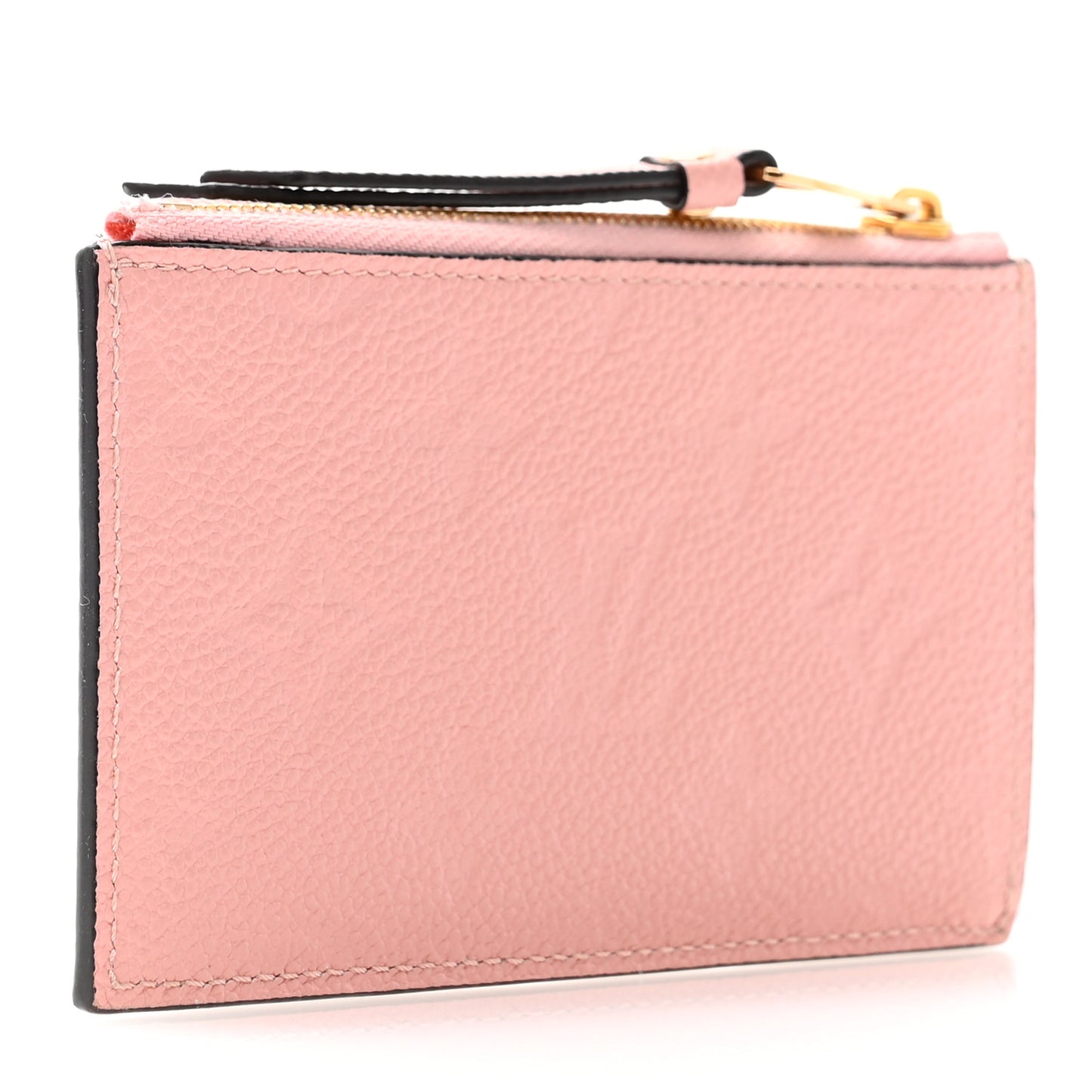 Empreinte Zipper Card Holder Rose Poudre