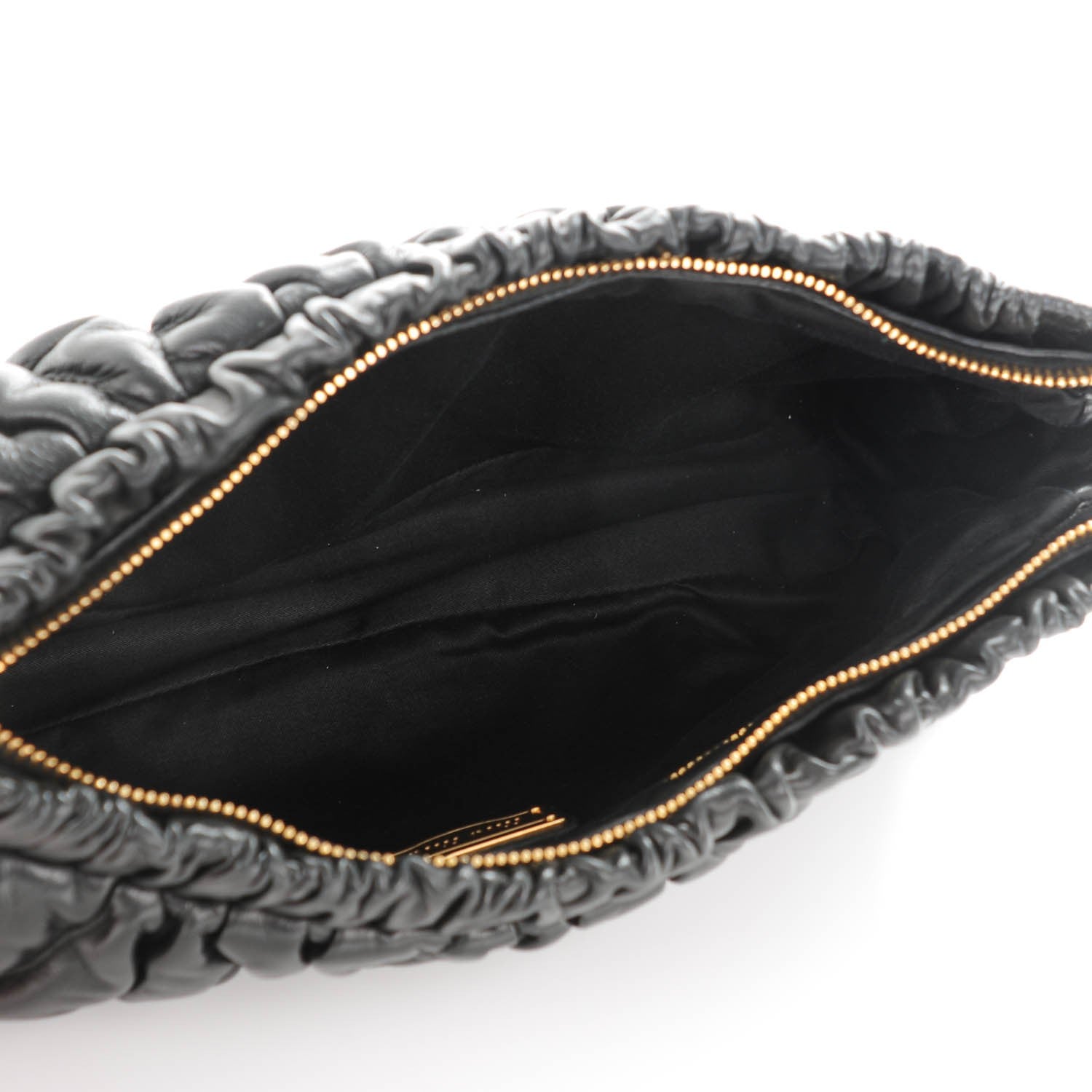 Miu Miu Nappa Matelasse Clutch Black 5 of 7