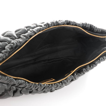 Miu Miu Nappa Matelasse Clutch Black 5 of 7
