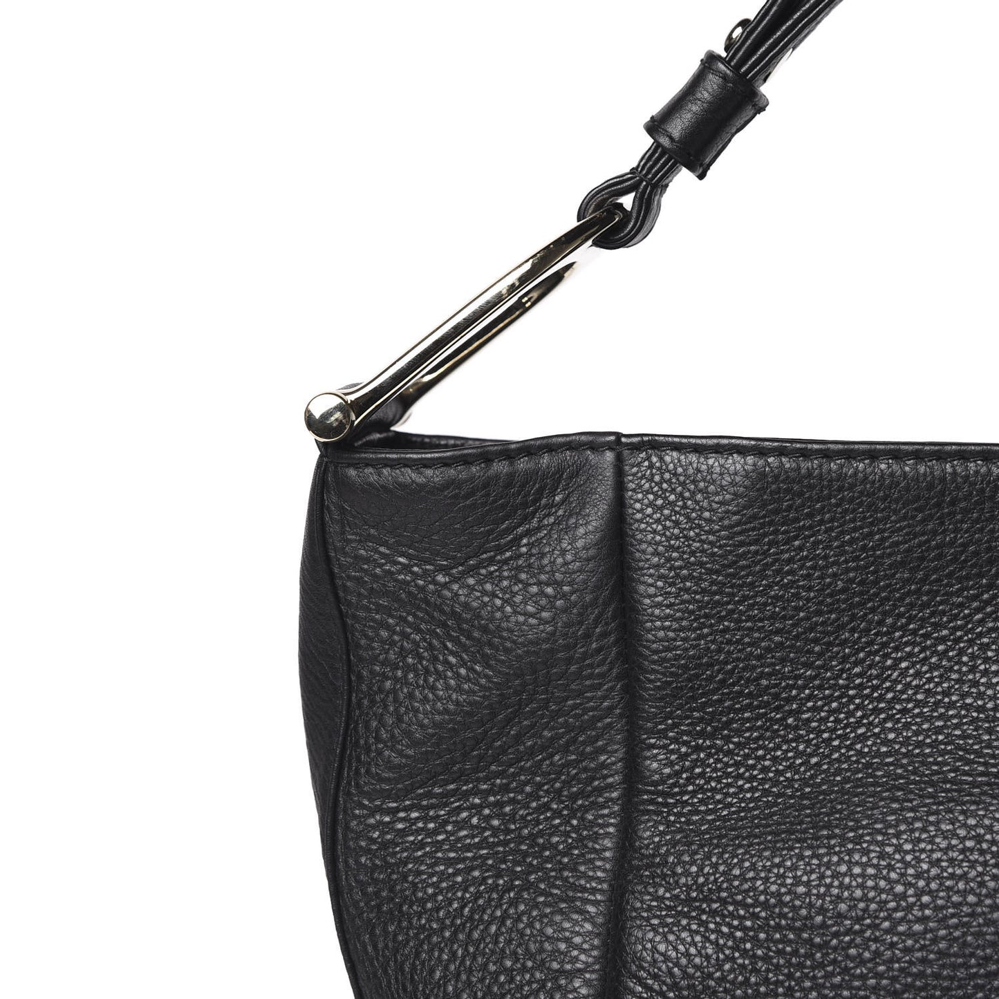 Calfskin Medium Greenwich Shoulder Bag Black