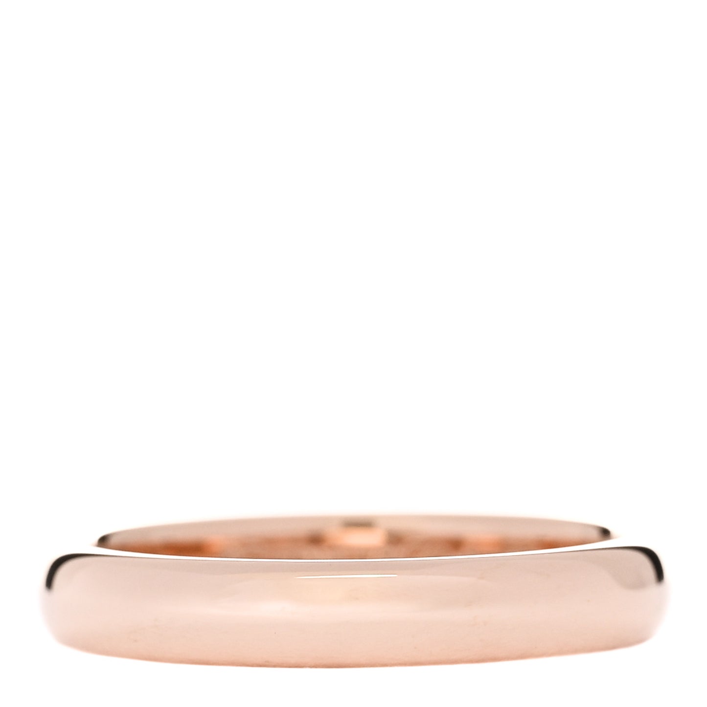 18K Rose Gold 3mm Forever Wedding Band Ring 48 4.5