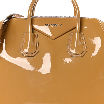 Givenchy Patent Calfskin Medium Antigona Beige 8 of 13