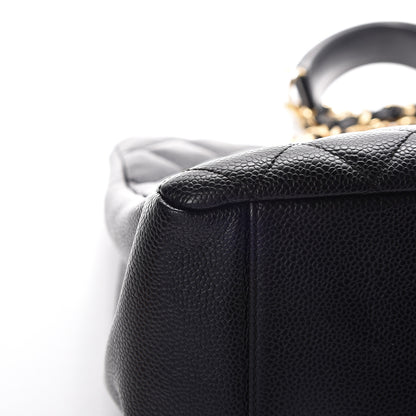 Chanel Caviar Quilted Grand Shopping Tote GST Black 21 of 23