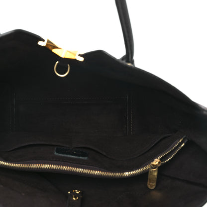 Louis Vuitton Calfskin Monogram Kimono Tote PM Black 5 of 11