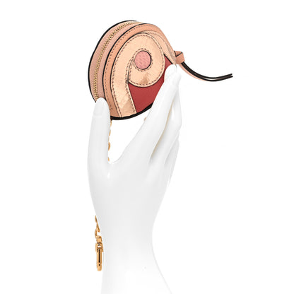 Burberry Calfskin Python Embossed Coin Case Multicolor 2 of 5