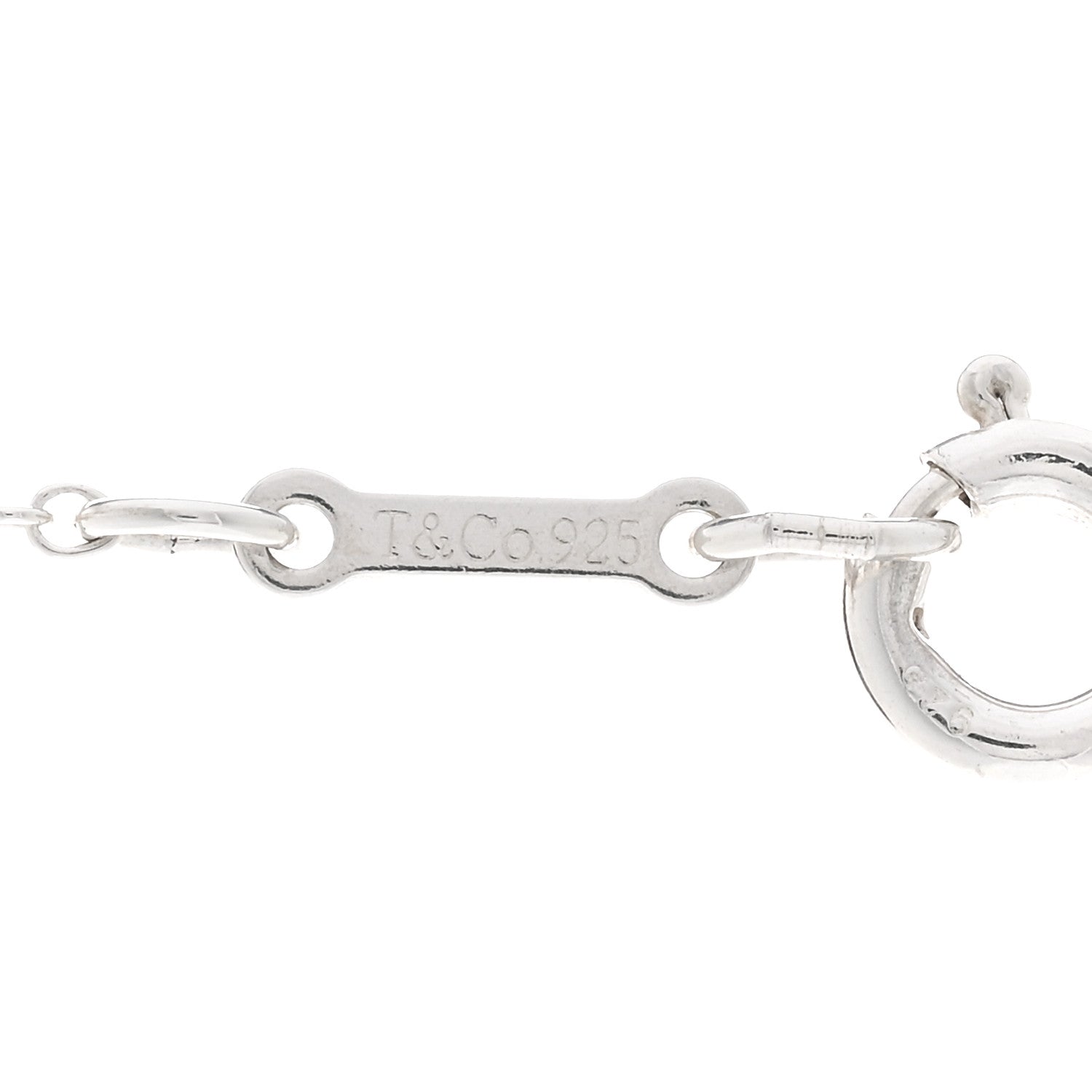 Tiffany Sterling Silver 12mm Elsa Peretti Cross Pendant Necklace 4 of 4