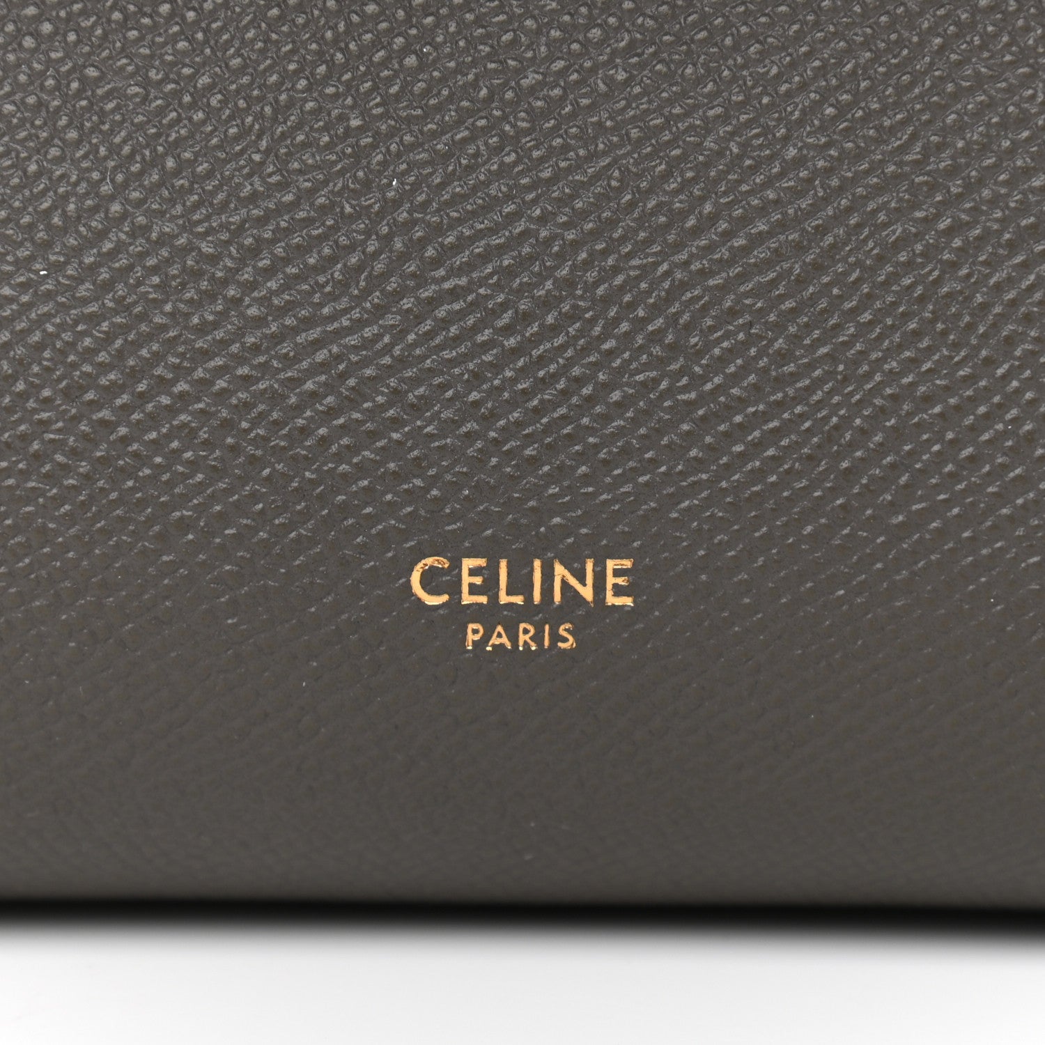 Celine Grained Calfskin Pico Belt Bag Grey 6 of 10