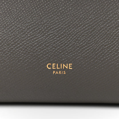 Celine Grained Calfskin Pico Belt Bag Grey 6 of 10