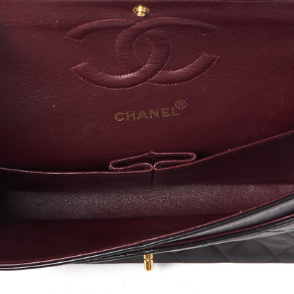 Chanel Lambskin Quilted Medium Double Flap Black 6 of 9