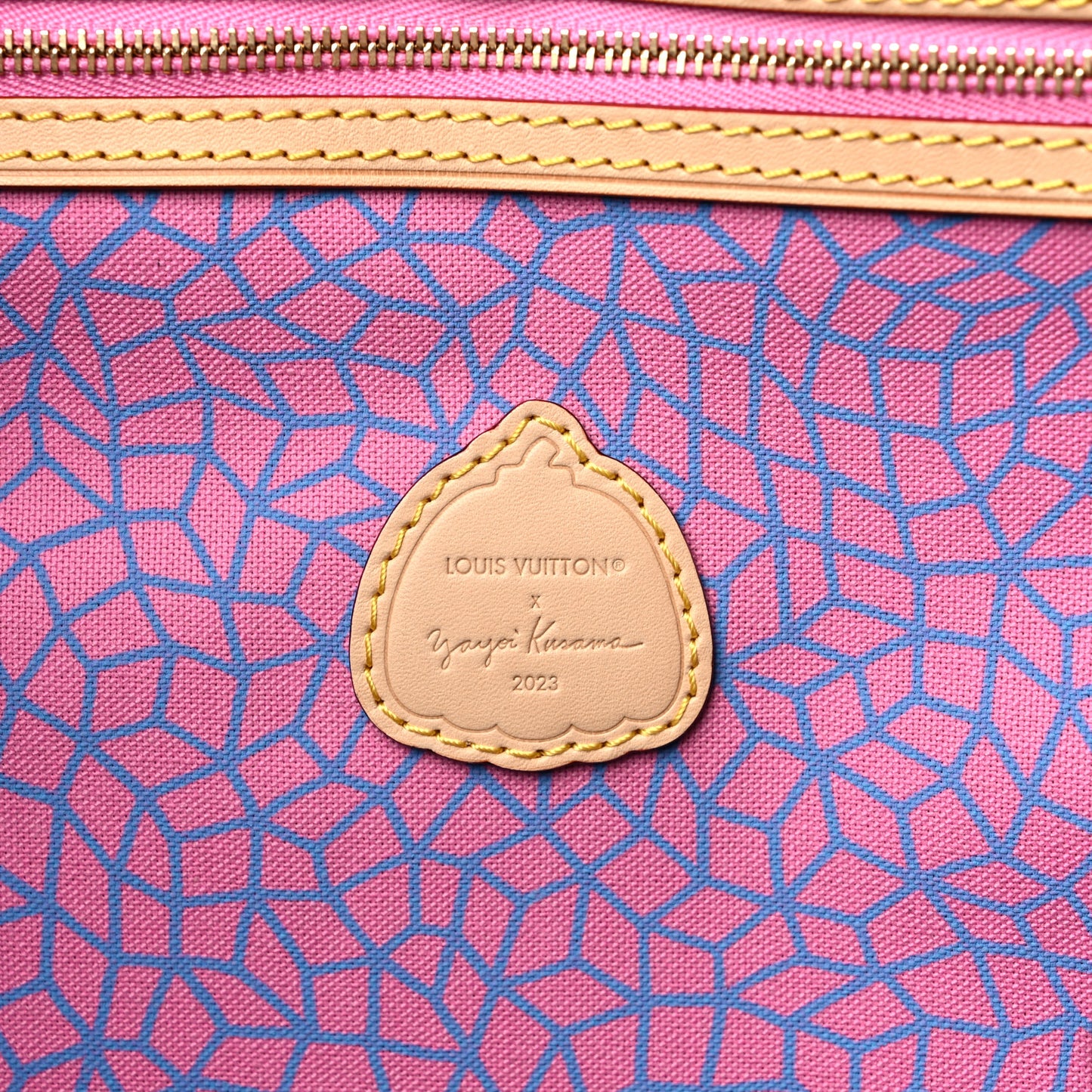 LV X YK Monogram Pumpkins Keepall Bandouliere 45