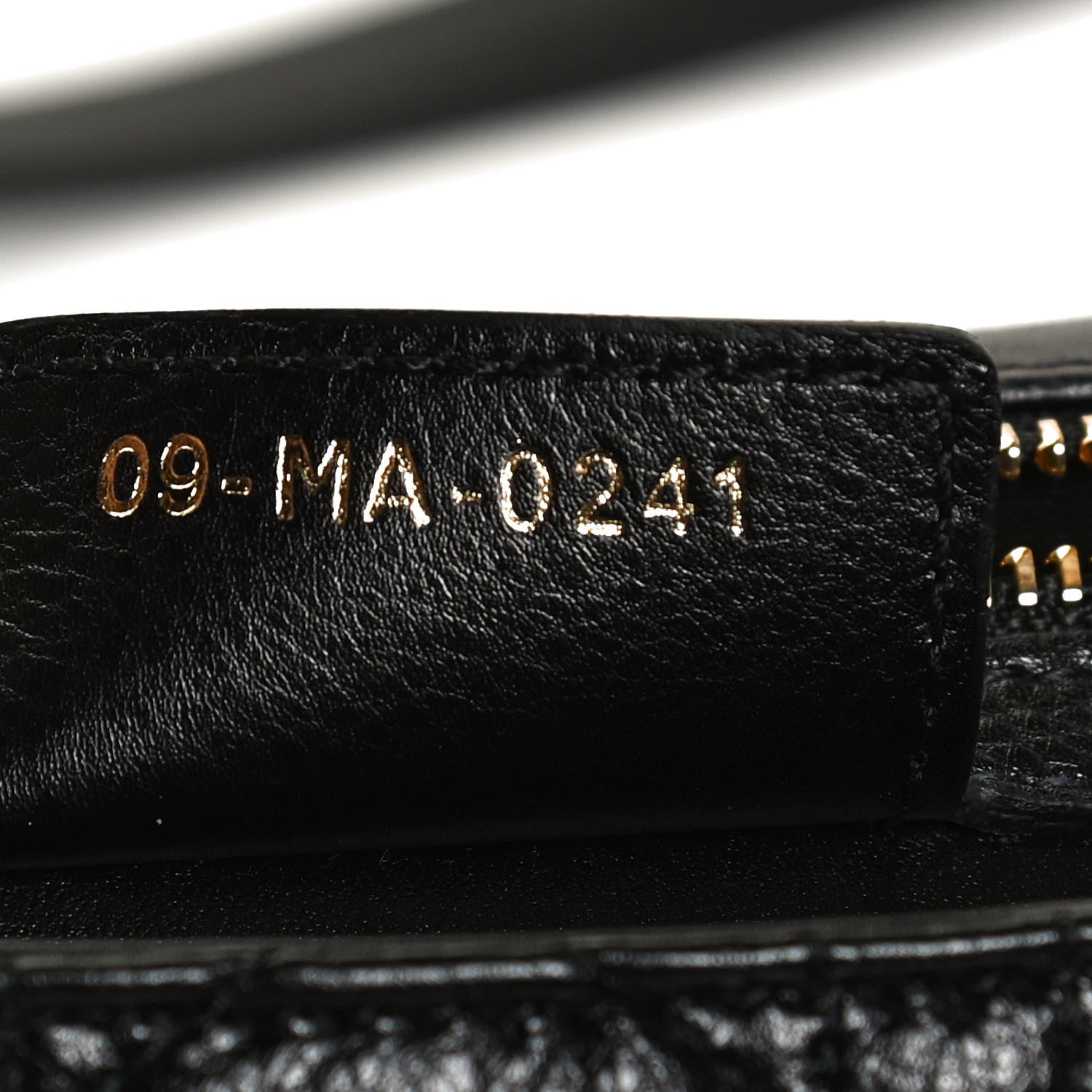 Christian Dior Calfskin Cannage Medium Caro Bag Black 11 of 12