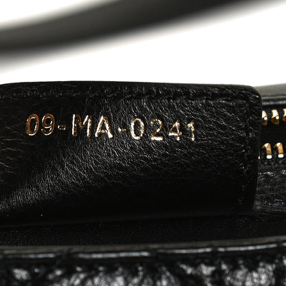 Christian Dior Calfskin Cannage Medium Caro Bag Black 11 of 12