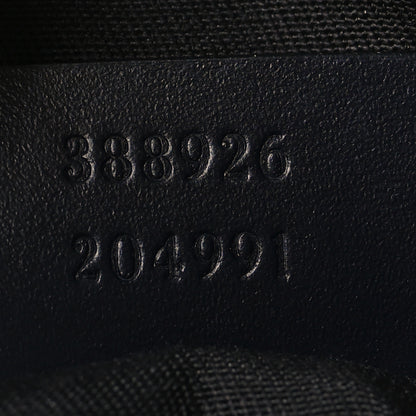 Gucci GG Supreme Monogram Web Flat Messenger Bag Navy 7 of 10