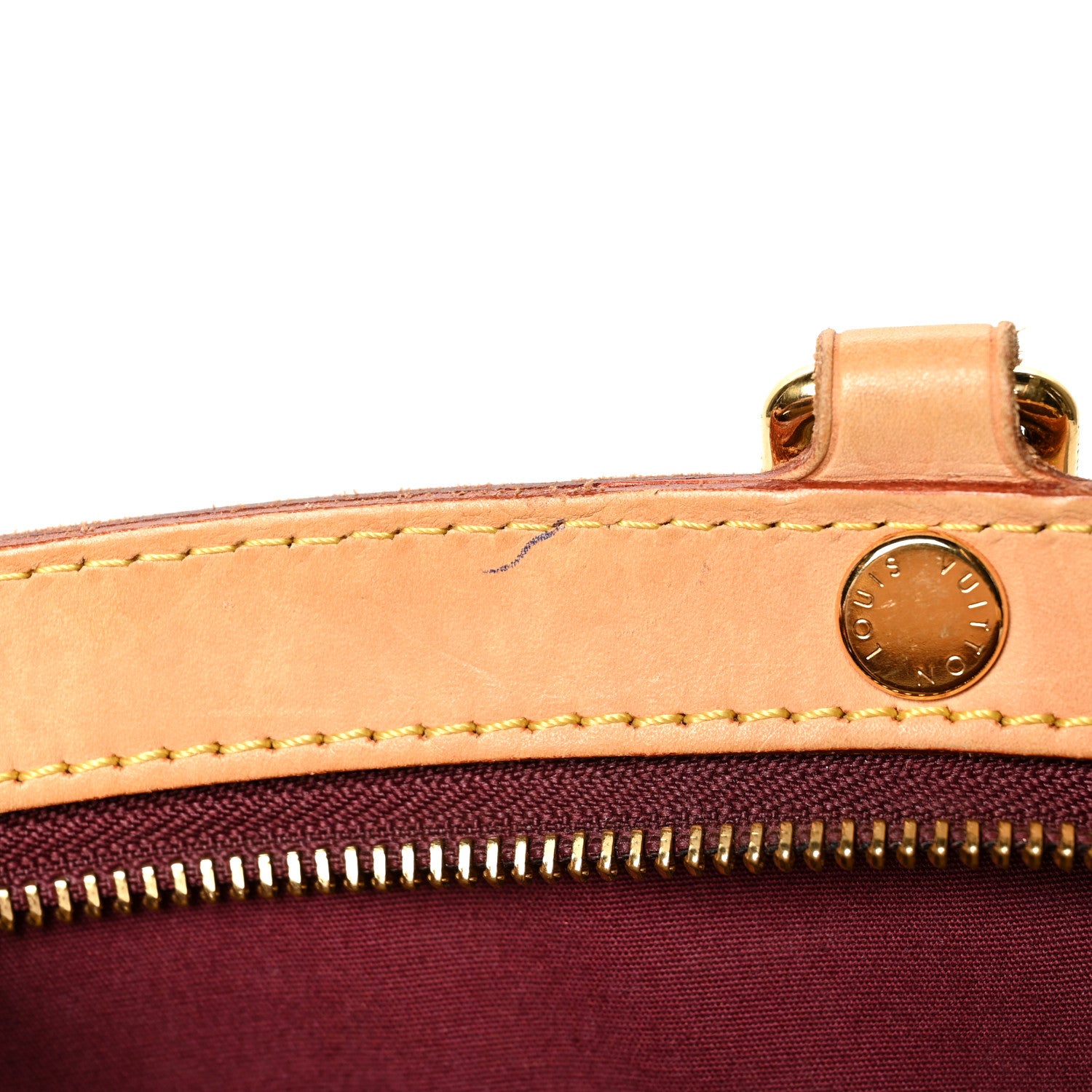 Louis Vuitton Vernis Brea MM Griotte 12 of 14