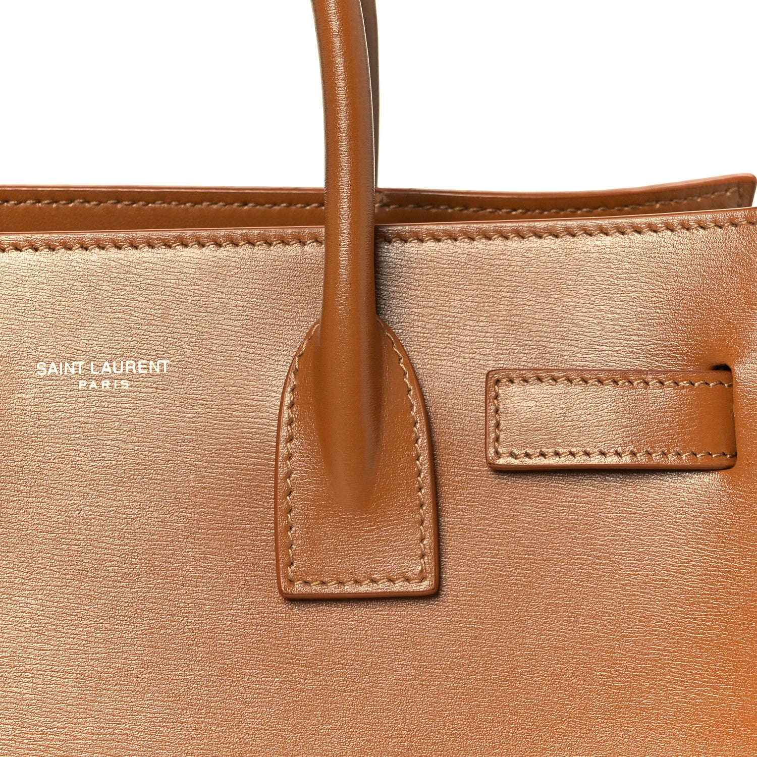 Saint Laurent Calfskin Baby Sac De Jour Natural Dark 9 of 11