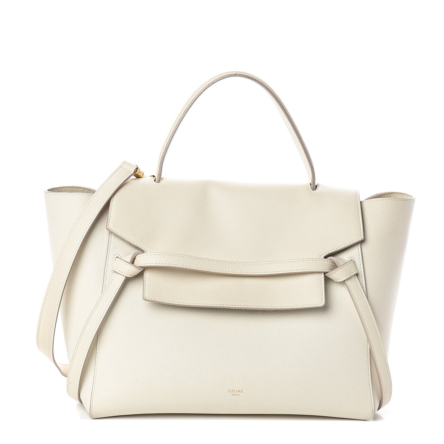 Celine Grained Calfskin Mini Belt Bag White 1 of 8