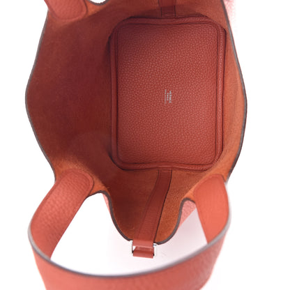 Hermes Taurillon Clemence Picotin Lock 18 PM Terre Battue 5 of 9