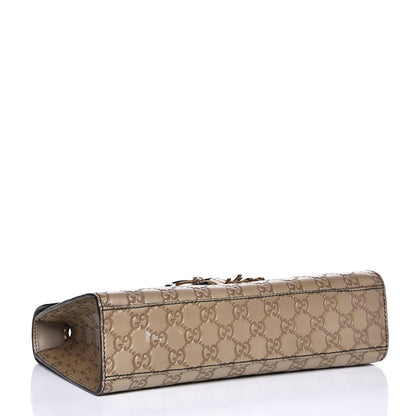 Gucci Guccissima Medium Emily Chain Shoulder Bag Gold 4 of 8