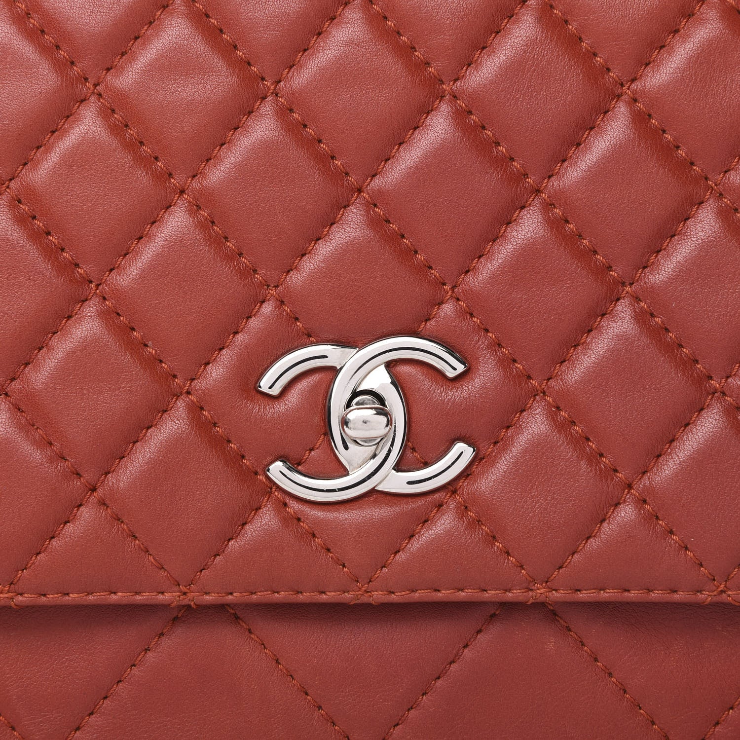 Chanel Calfskin Quilted In the Business Flap Bag Red 13 of 13