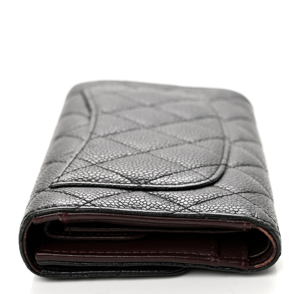 Chanel Caviar Quilted Long Flap Wallet Black 11 of 11