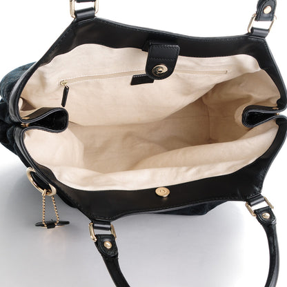 Gucci Monogram Large Sukey Tote Black 5 of 7