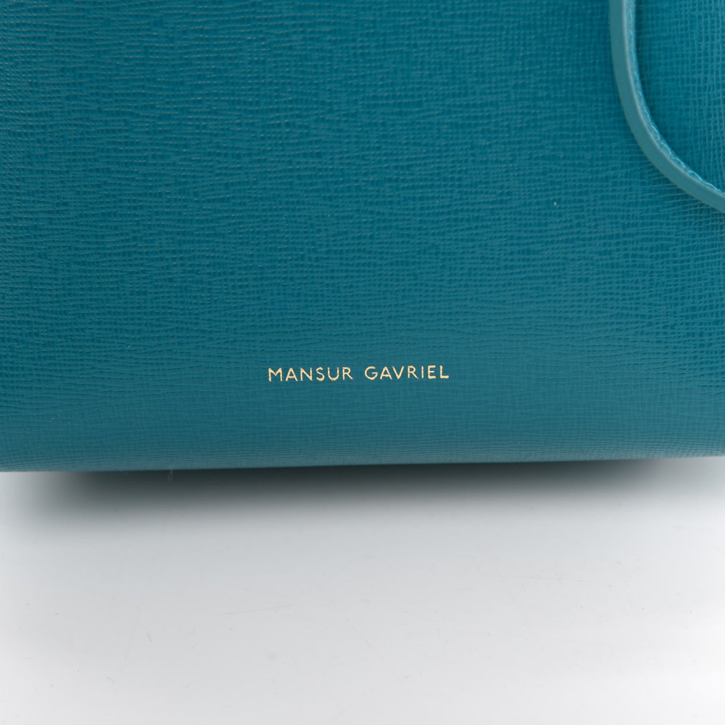 Saffiano Mini Mini Bucket Bag Teal