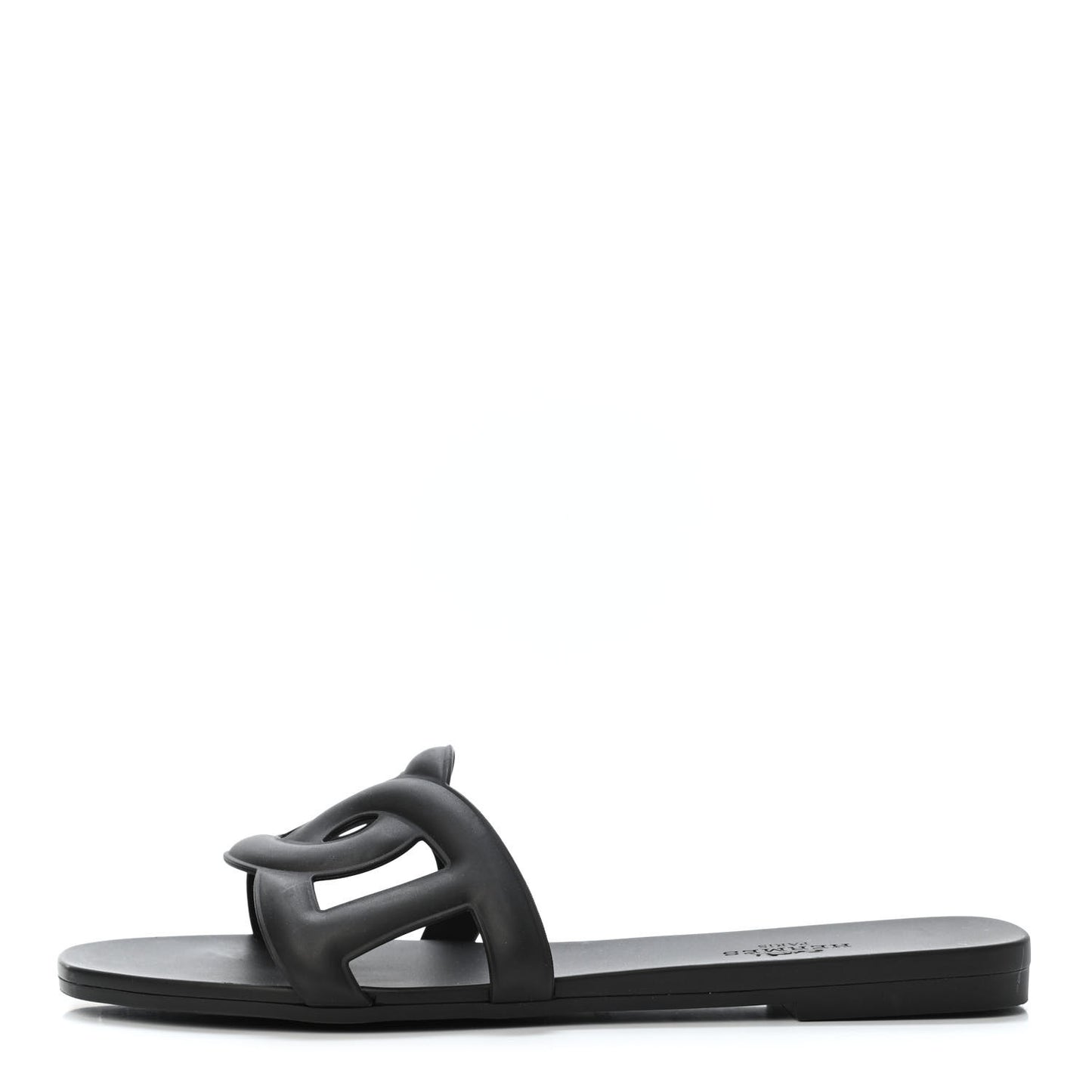Rubber Aloha Sandals 35 Black
