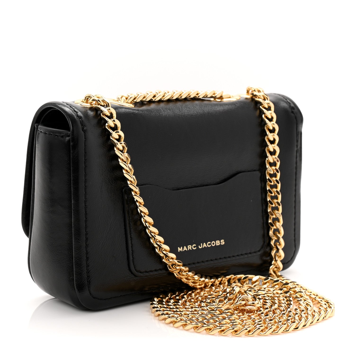 Marc Jacobs Lambskin Mini The Glam Shot Bag Black 3 of 11