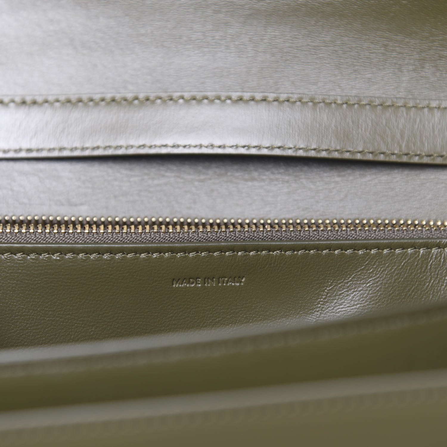 Celine Box Calfskin Classic Box Medium Flap Bag Army Green 8 of 9