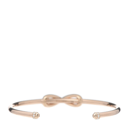 Tiffany 18K Rose Gold Diamond Infinity Cuff Bracelet 3 of 5