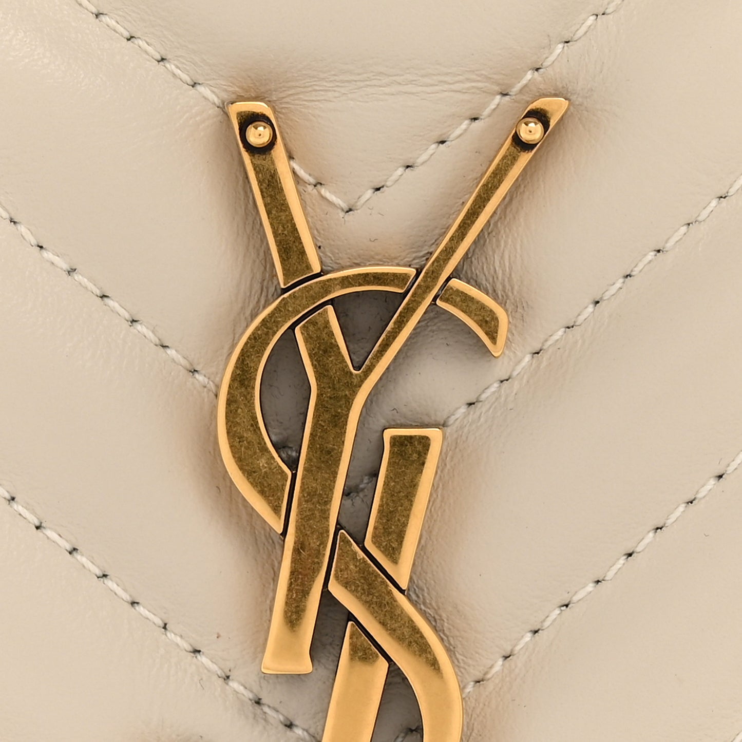 Calfskin Matelasse Monogram Lou Camera Bag Crema Soft